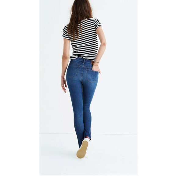 Madewell 9" Mid Rise Skinny Jeans Sz 28 - Picture 2 of 7